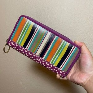 fossil rainbow wallet